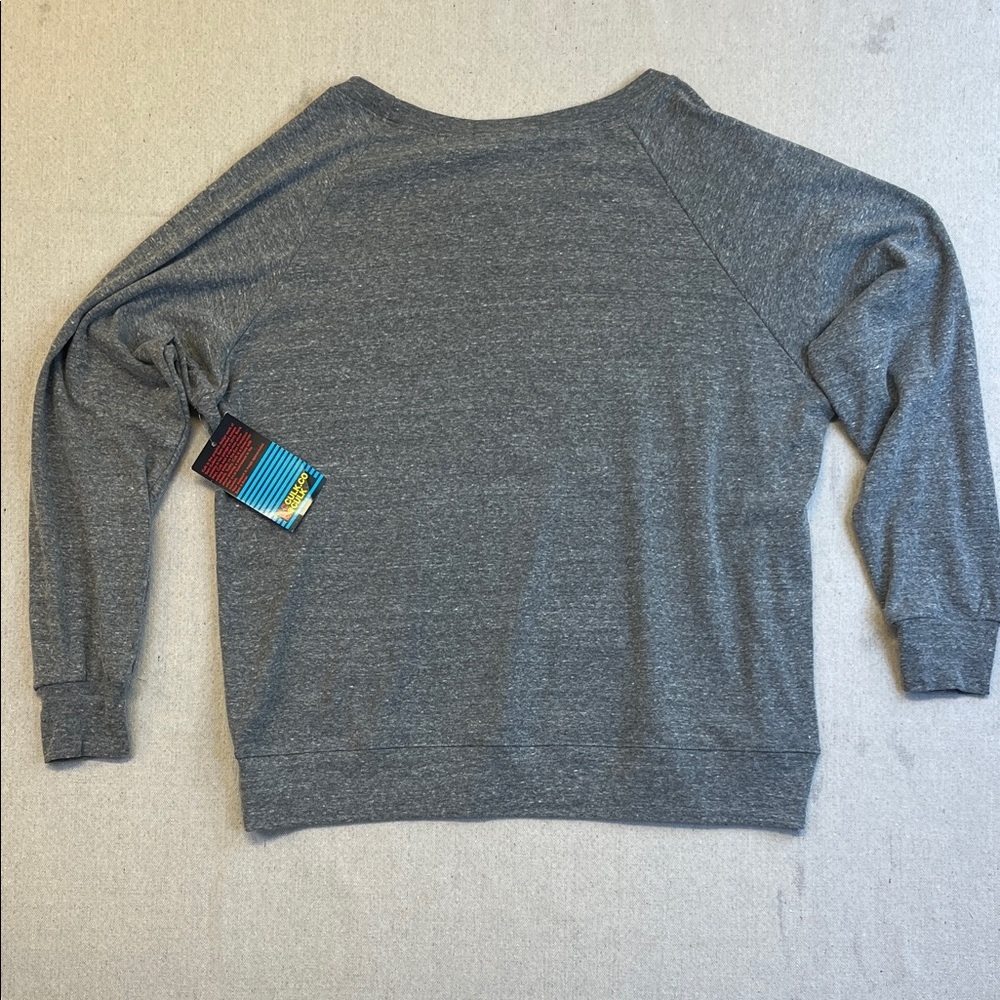 CULK USA Gray Graphic Sweatshirt Large Minimalist Pullover NWT - Picture 5 of 7